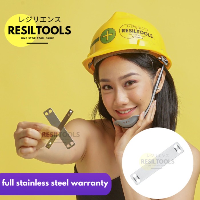 

pintar- 100 Pcs Tag Name Cable Ties Stainless 19 x 89 mm Marker Plate Nama