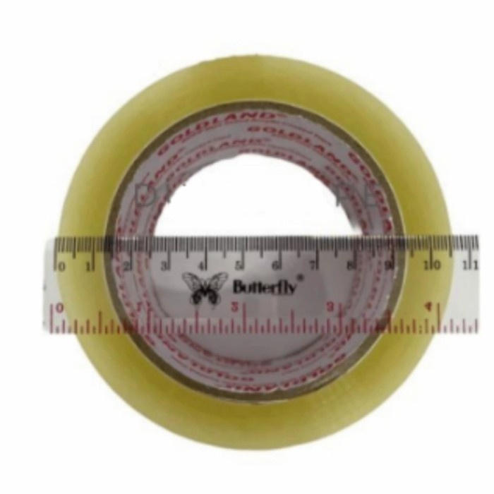 

pintar- (GRAB/INSTAN) Lakban GOLDLAND 100 yard 45 mm coklat & bening