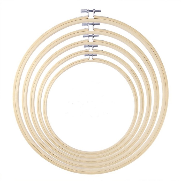 

Pemidangan BAMBU/ embroidery hoop SATUAN ukuran JUMBO