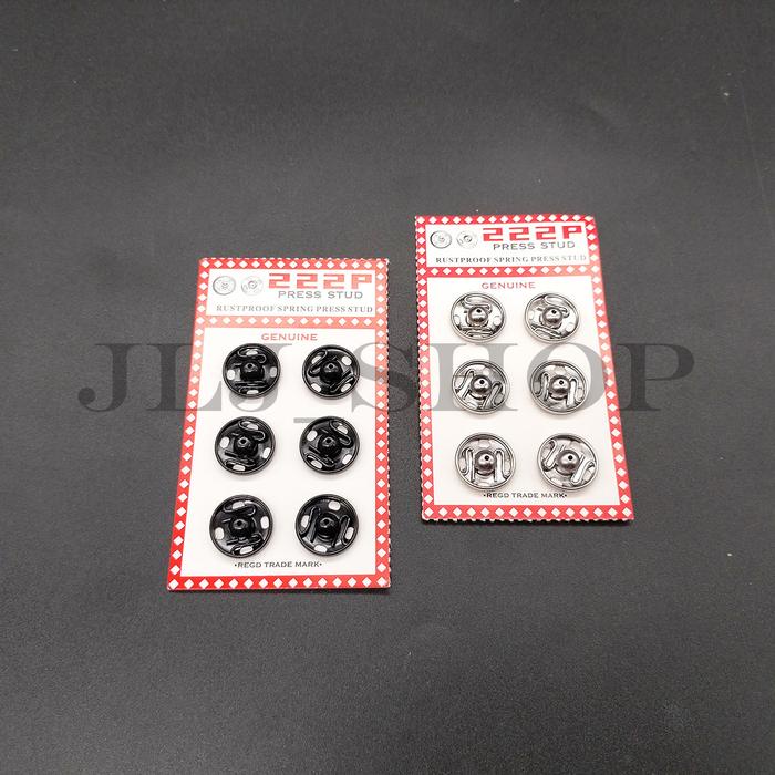 

Kancing jepret / kancing cetet 222 ukuran 14MM