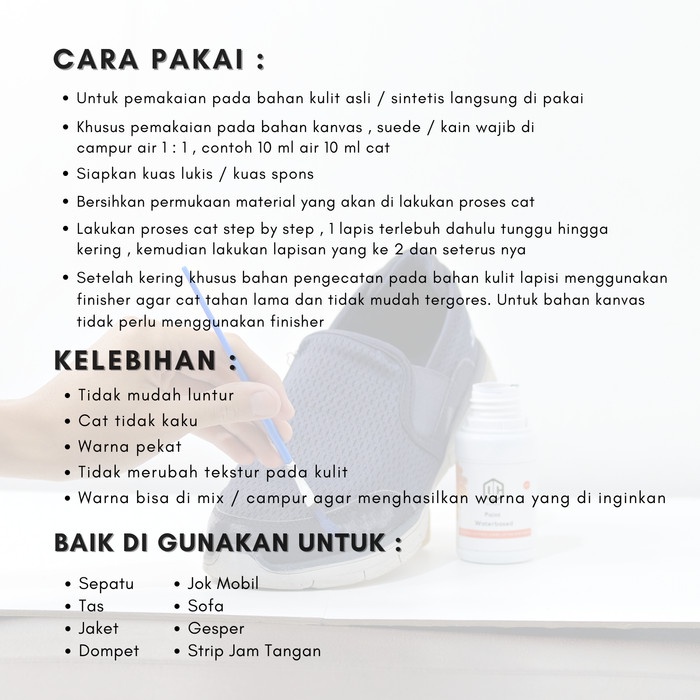 

pintar- Cat acrylic kental 500 ml