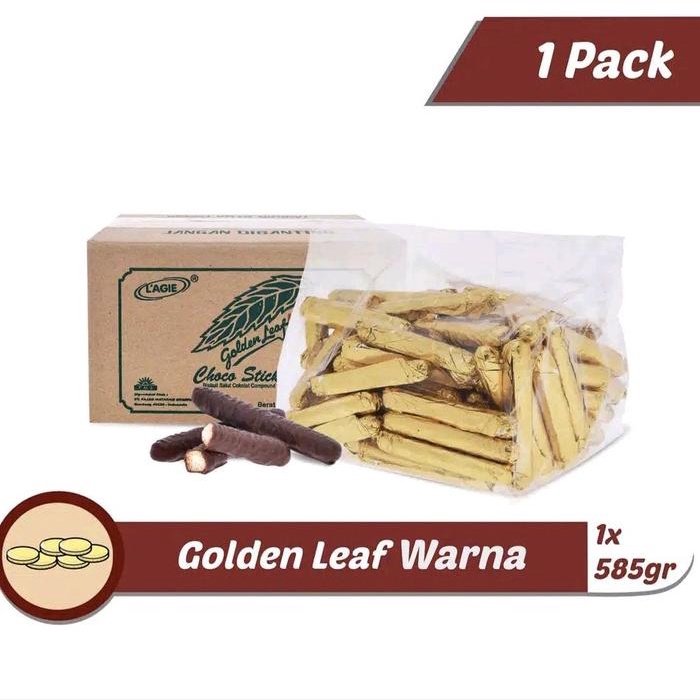 

.585 Coklat Lagie ick Emas Golden Leaf Gold Chocolate