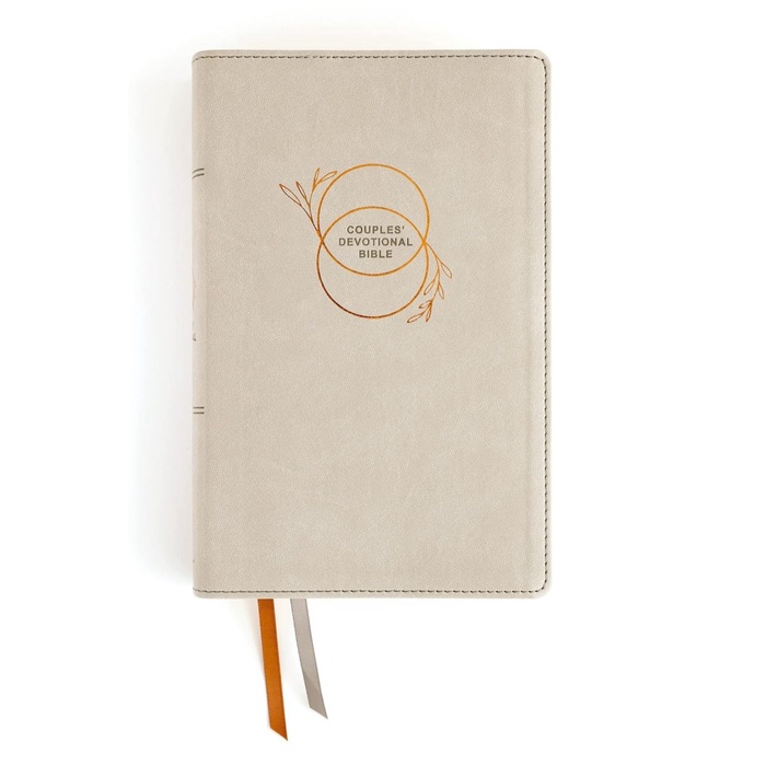 

NIV, Couples' Devotional Bible (Build a Biblical Foundation for Your Marriage), Leathersoft, Stone,