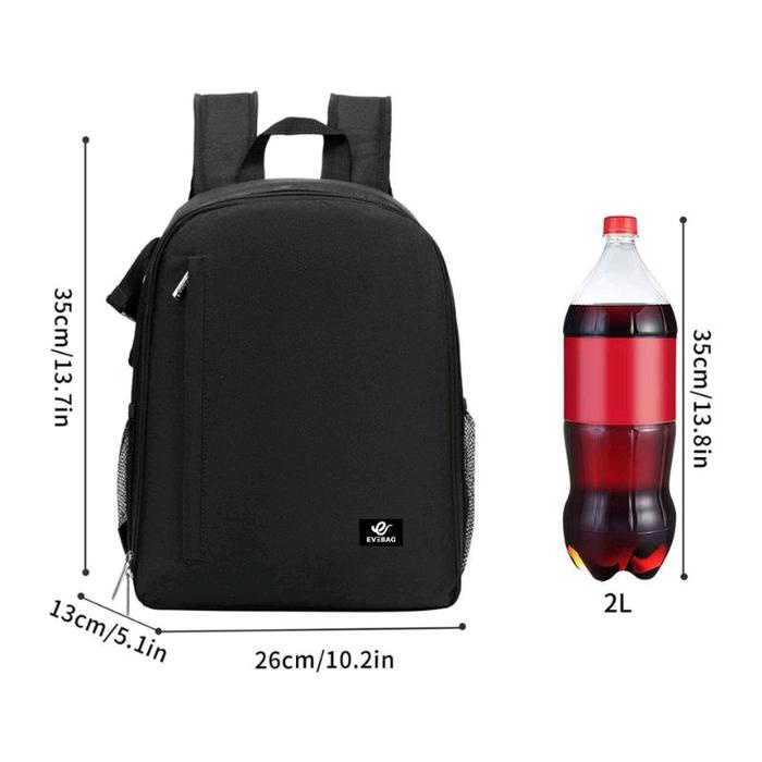 Fujitech - Tas Kamera Backpack Evebag Bm720 Tas Ransel Kamera Dslr Mirrorless Laptop Dan Aksesoris