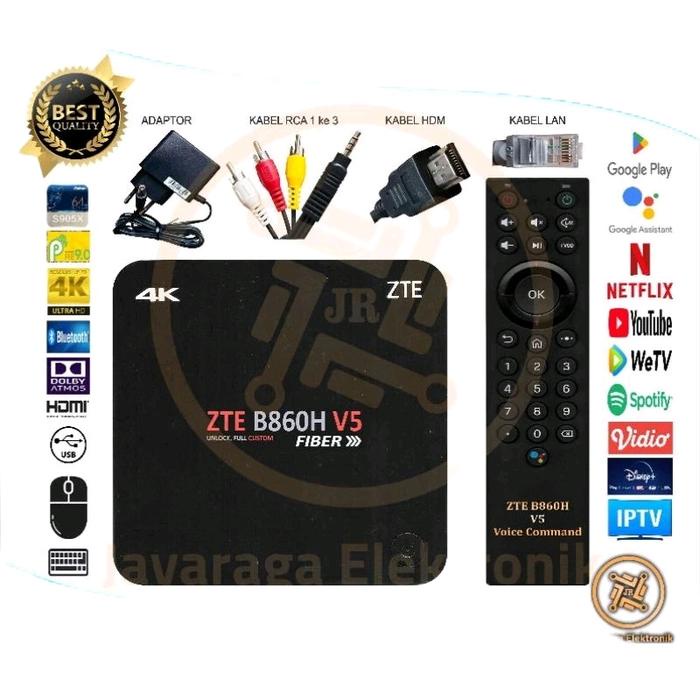 READY STOK STB Android TV Box Voice Command Adaptor Kabel Fullset Ram 2gb