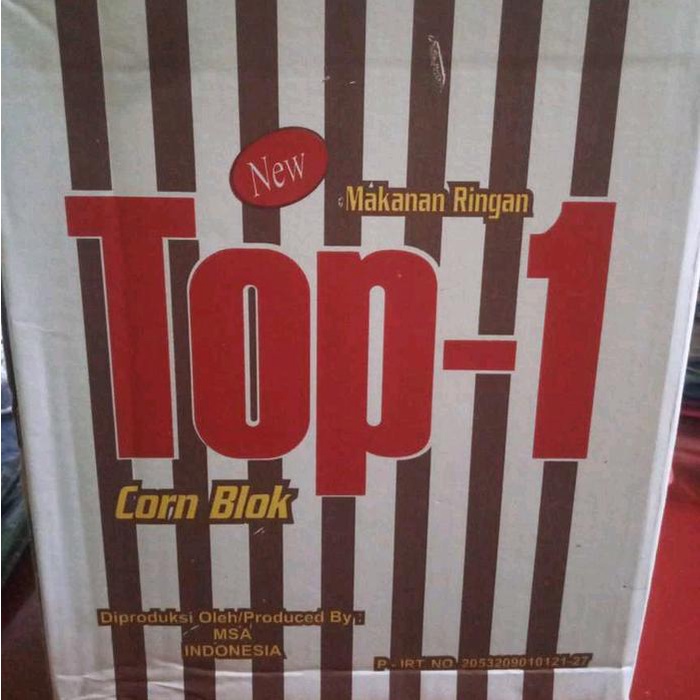 

NEW Chiki Top-1 Makanan Ringan isi 60 pcs JJ475