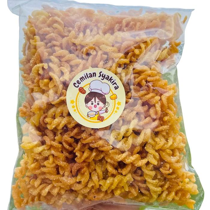 

FREE ONGKIR Makaroni Uril Gurih 250gram Pedas Daun Jeruk - Snacks Makanan Ringan - Food Asin Keripik