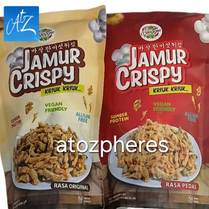 

FREE ONGKIR Cemilan snek makanan ringan vegan vegetarian rasa asli kari pedas halal MUI D'Veggie