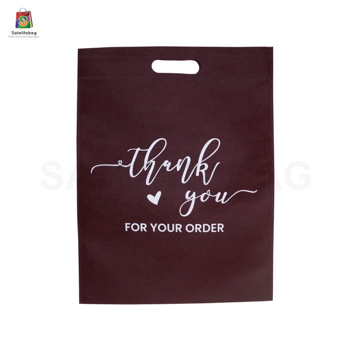 

party- ( 20 pcs) Tas Goodiebag sablon thank you souvenir goodiebag spunbond suvenir Belanja tas