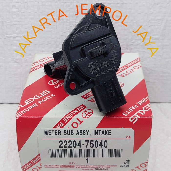 Populer Sensor Maf Air Flow Innova Reborn Hilux Revo Fortuner Vrz Bensin Ori