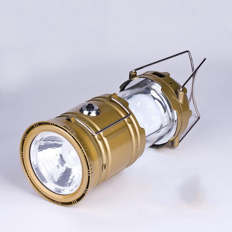 LAMPU CAMPING LENTERA EMERGENCY TENAGA SURYA + SENTER & POWERBANK