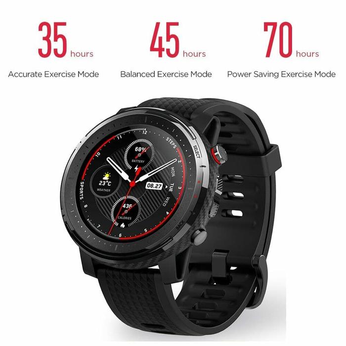New Amazfit Stratos 3 Gps Smart Watch - Amazfit Smartwatch Readyy