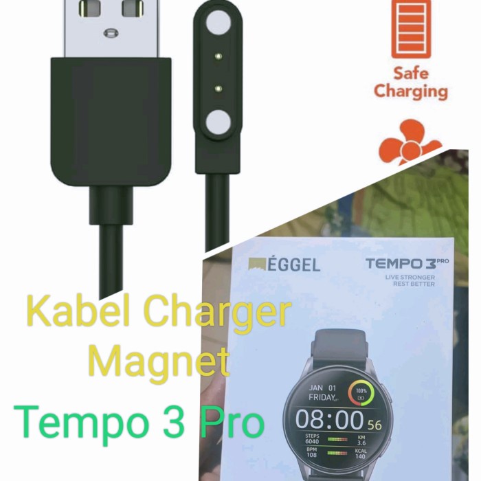 Eggel Tempo 3 Pro Smart tch Kabel Charger Smarttch Eggel Tempo 3 Pro Magnetic 2 *