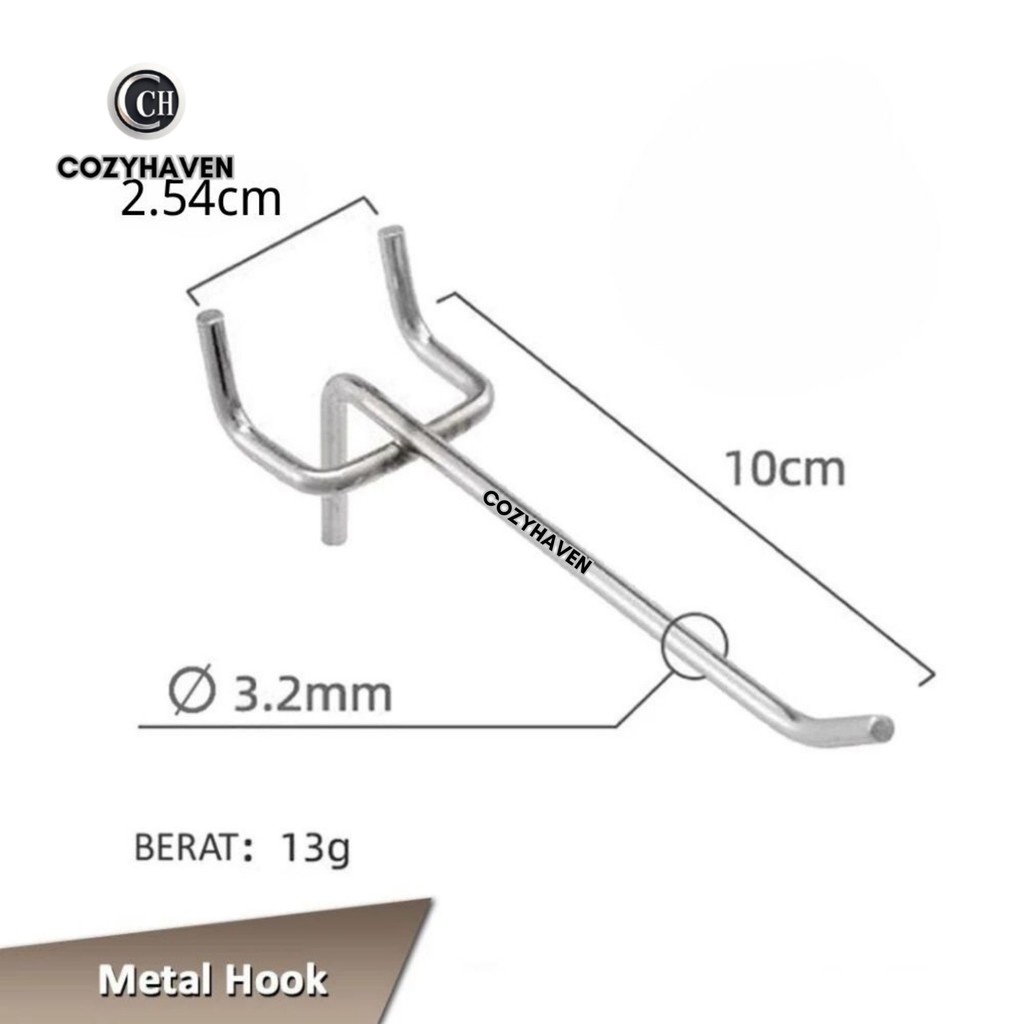 Payoe Cozyhaven - Hook Ram Cantolan Untuk Menggantung Kunci Hook Pengait Besi Gantungan Barang Topi