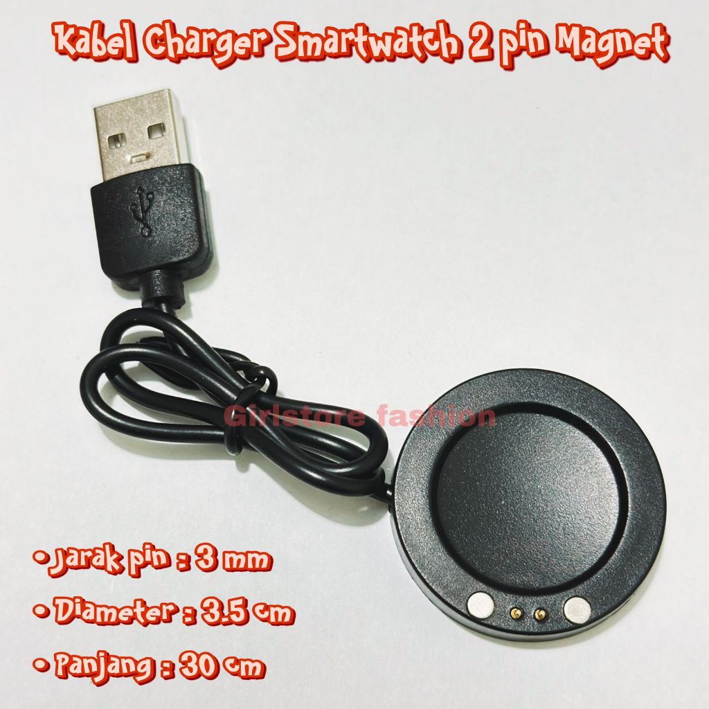 TerLengkapDong- Kabel Smartwatch T500+ / Series 7/ Charger Smart Watch Series 7