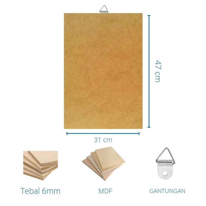 TERJAMIN Hiasan Dinding Dapur Ukuran 47x31 Pajangan Dinding Ruang Dapur Gambar Bumbu Dekorasi