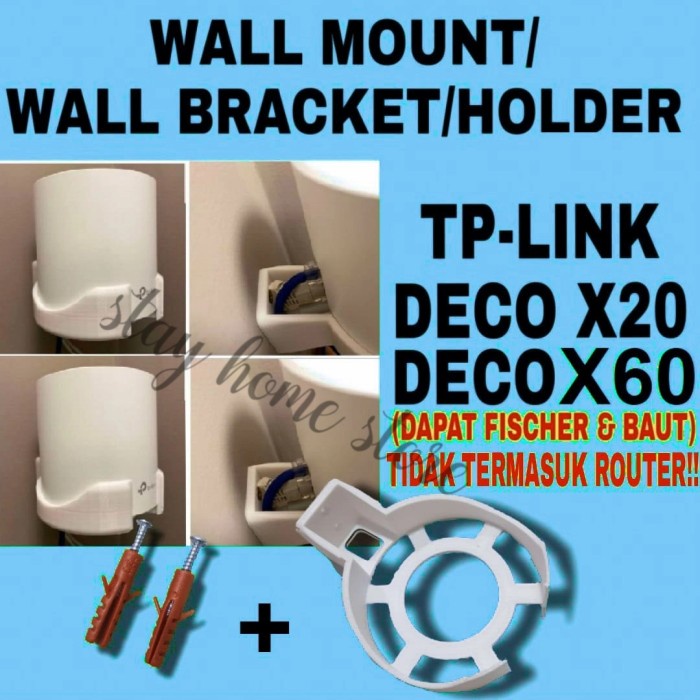 PREMIUM Tp Link Deco X60 X20 Wall Mount Bracket dinding