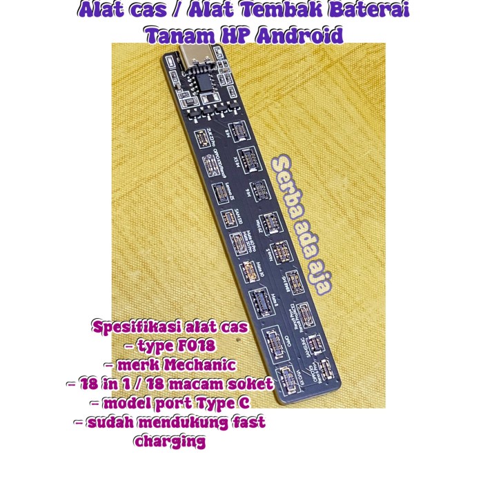 Kualitas No1 Alat Cas / Alat Charger / Alat Tembak Baterai Tanam Merk Mechanic Khusus Untuk Hp
