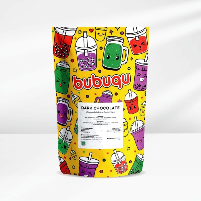 

Lezat- Bubuqu Powder Drink Dark Choco - Bubuk Minuman Cokelat 1 Kg