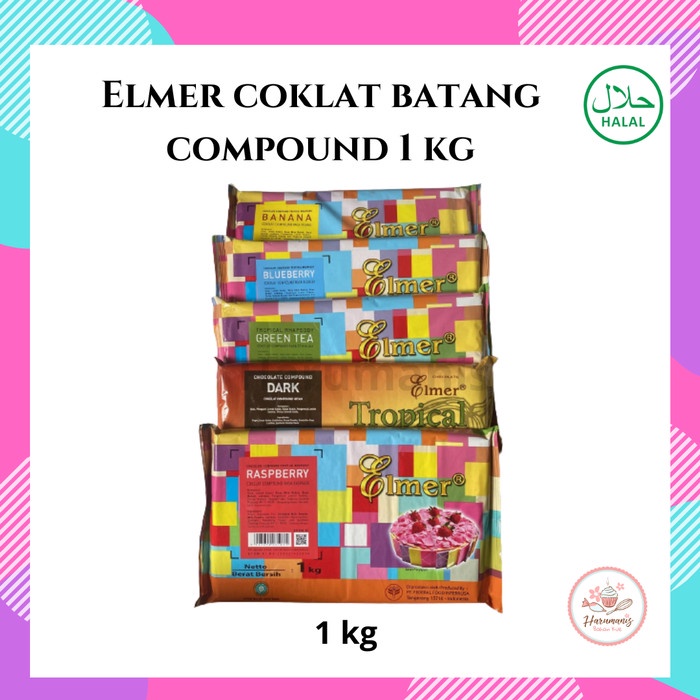 

Lezat- Elmer Coklat Batang Compound Aneka Warna Rasa 1 kg