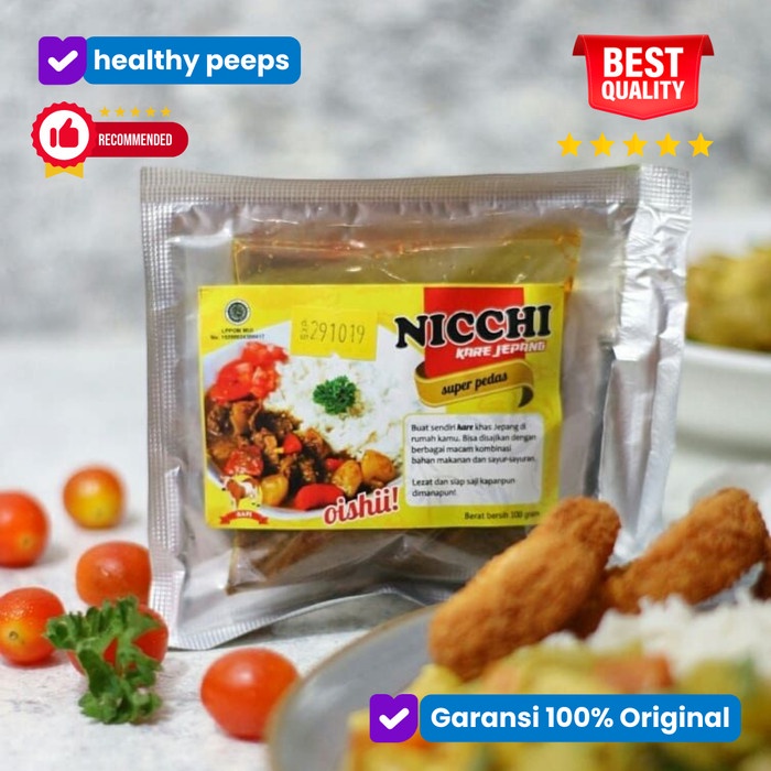 

SP327 Nicchi bumbu instan kare / kari / curry Jepang rasa ayam sapi non msg FREE ONGKIR