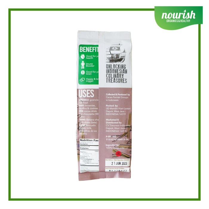 

Lezat- Timurasa, Organic Raw Cacao Powder 500gr