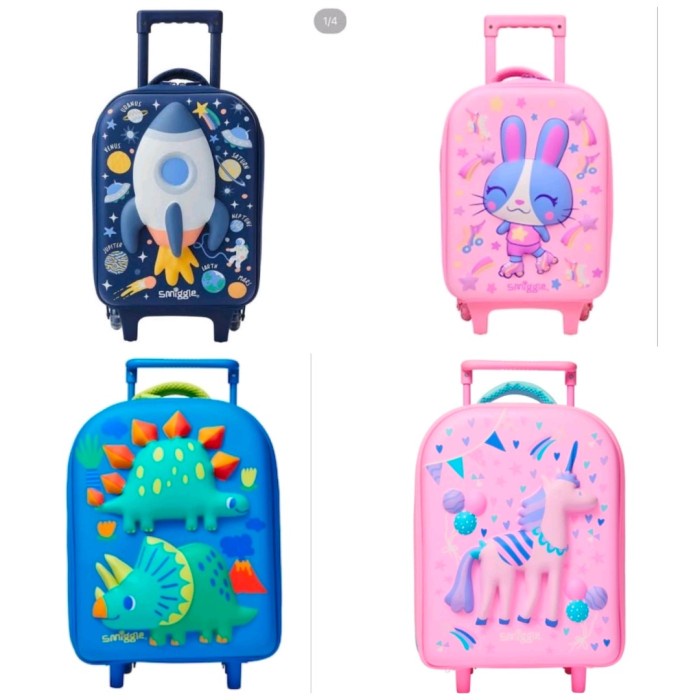 Smiggle Teeny Trolley Suitcase Kecil/ Tas Koper Anak/Kado/School Bag