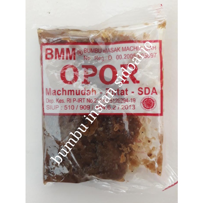 

CN773 bumbu instan OPOR merk BMM bumbu masak machmudah sachet GRATIS ONGKIR