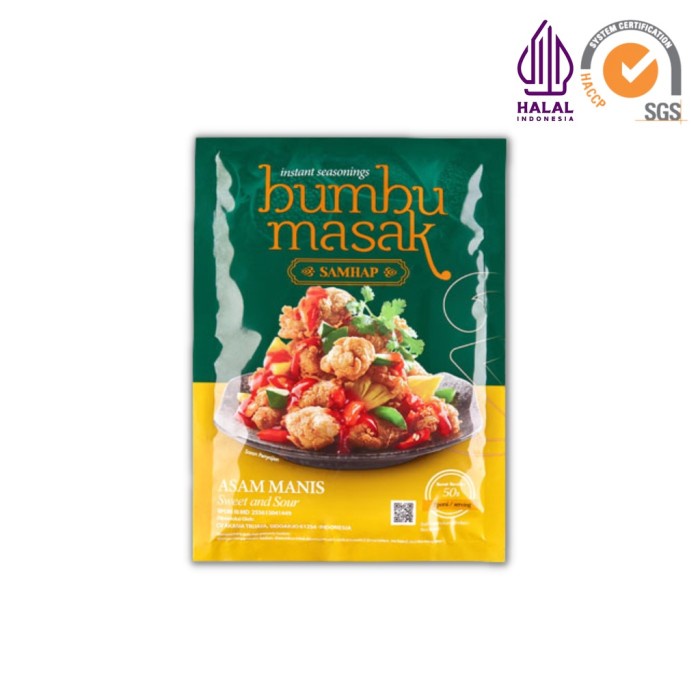 

JJ325 SAM HAP Bumbu Masak Asam Manis 50gr Bumbu Instan SamHap GRATIS ONGKIR