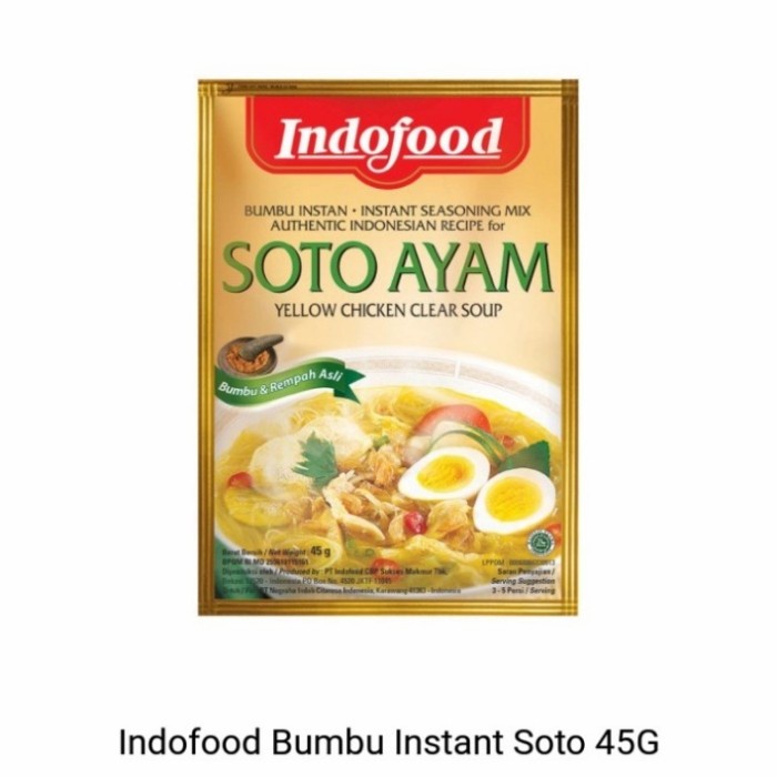 

NW627 Bumbu masak instan SOTO AYAM indofood CUCI GUDANG