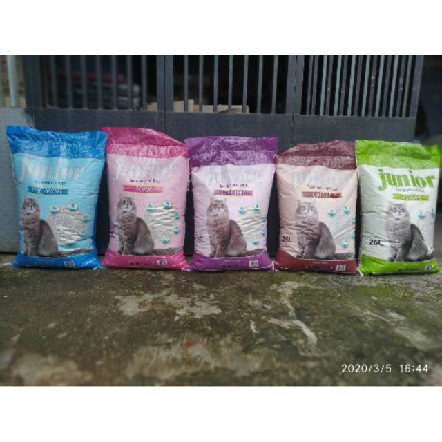 Pasir kucing junior 25 liter