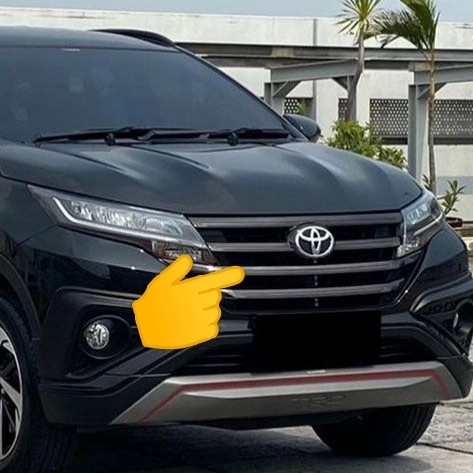 Lis List Grill Grille Bumper Bemper Depan All New Rush Original