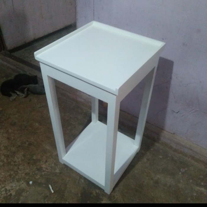 PREMIUM rak dispenser 40x40x70/meja dispenser/rak susun 2/meja aquarium