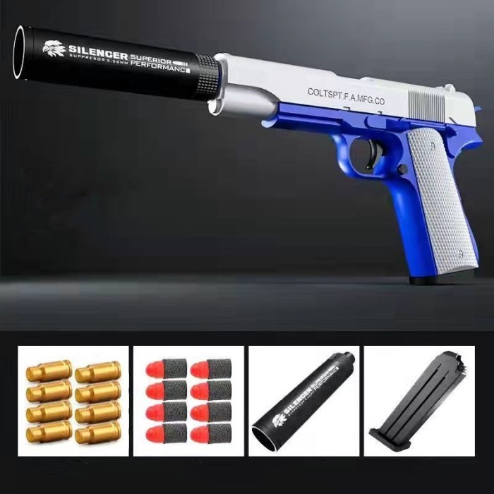 PREMIUM Mainan Edukasi Anak Tembakan Pistol PUBG / Soft Dart Gun / Soft Gun