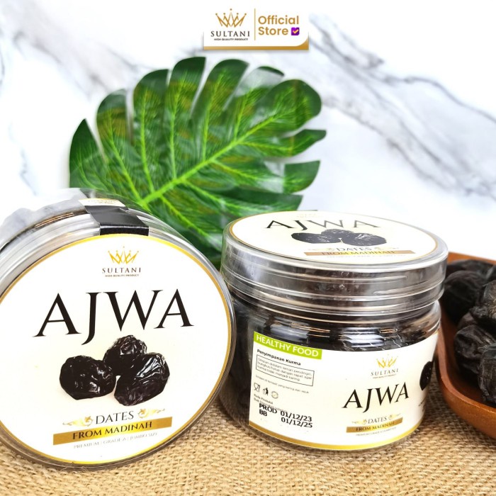 

Lezat- Kurma Ajwa Al Madinah 250 gram - Kualitas jumbo premium Grade A