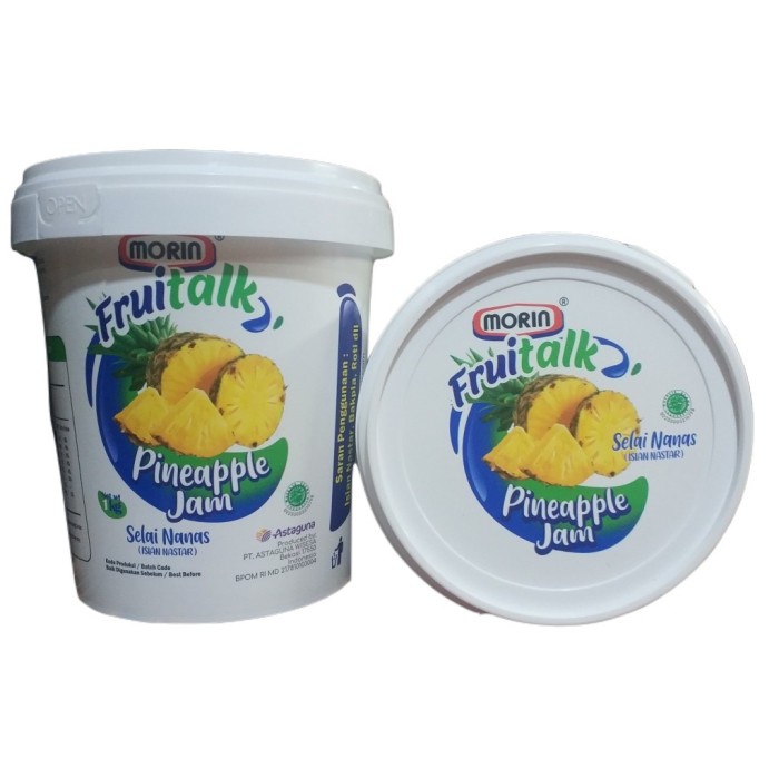 

Lezat- MORIN FRUITALK ISIAN NASTAR 1KG DALAM PAIL EMBER, ENAK, MANIS ASEM