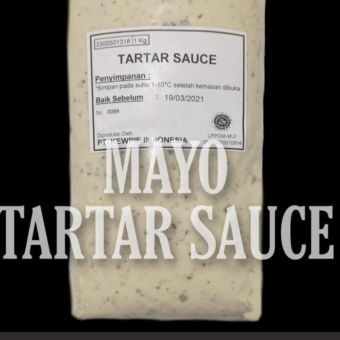 

Lezat- kewpie tartar sauce 1kg / kewpie mayonaise / saus tartar