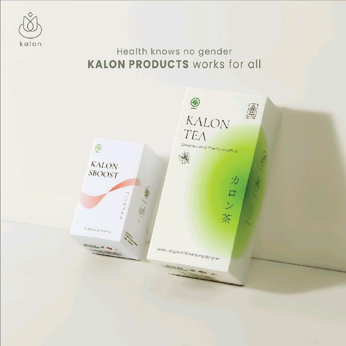 

[HEMAT BUNDLING] Kalon Tea Hijau Premium Saffron & Kalon Sboost Premium Herbal