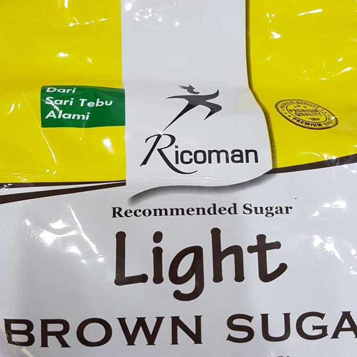 

Lezat- Light Brown Sugar Ricoman 1 Kg