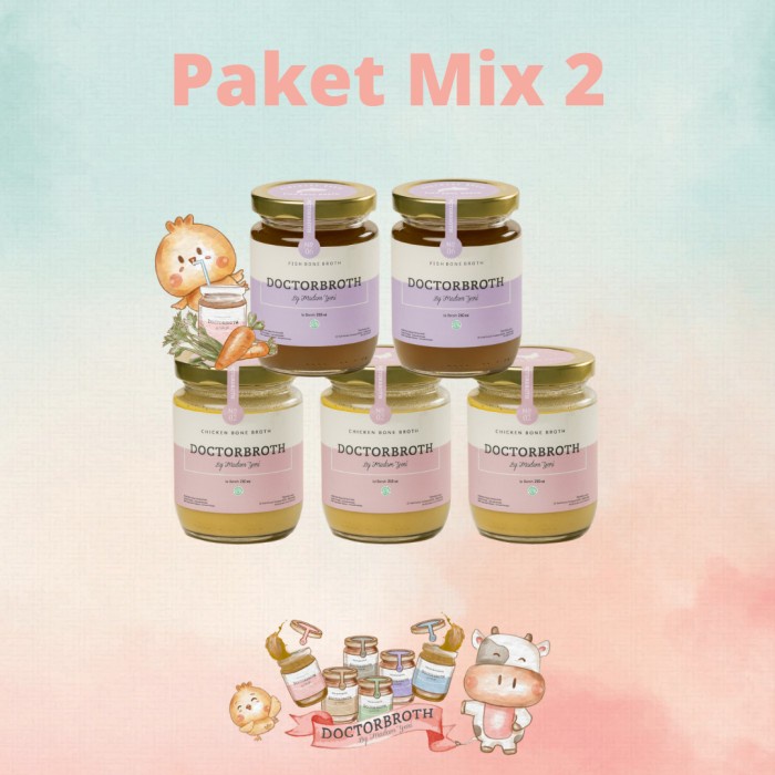 

Lezat- Doctor Broth Mix Chicken & Fish Broth