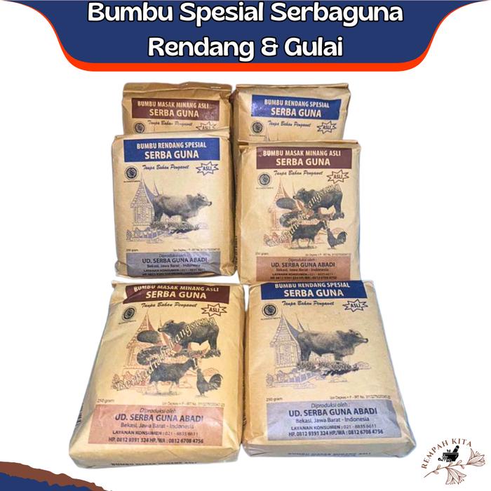 

Lezat- Bumbu Masak Minang Asli Serbaguna Tanpa Bahan Pengawet 250 gr Untuk Rendang Gulai dll