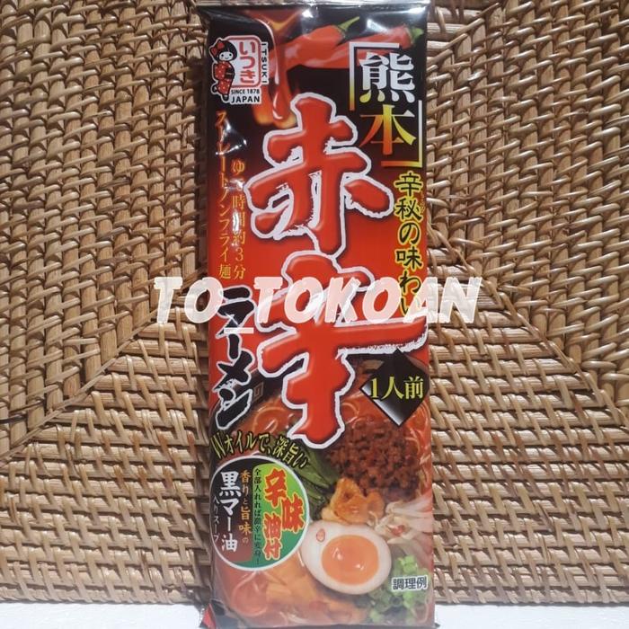 

ITSUKI RAMEN KYUSHU KUMAMOTO SPICY DRY MIE RAMEN INSTAN 114 GR