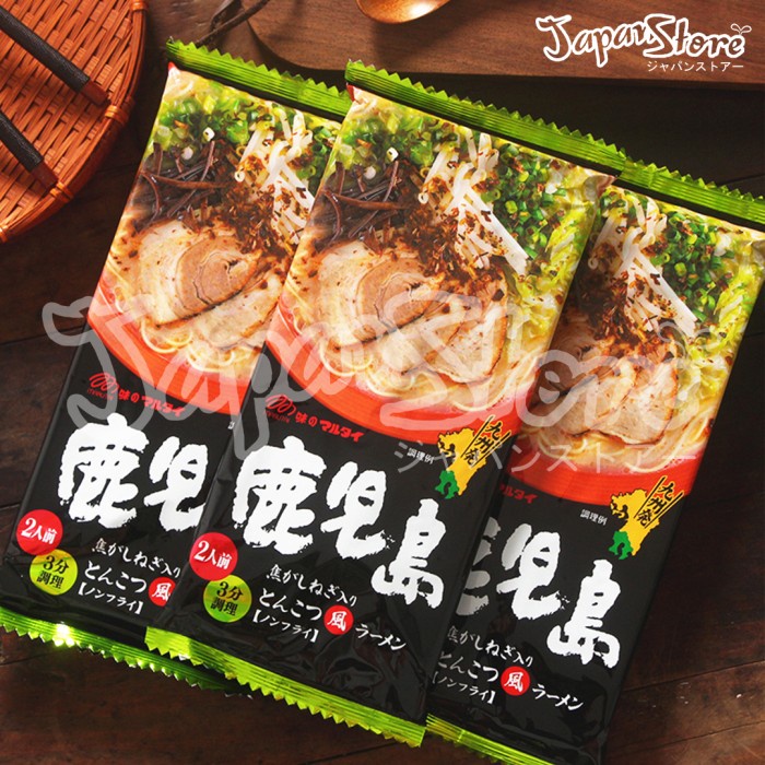 

Marutai Kagoshima Kurobuta Tonkotsu Ramen [186 Gram] [2 Porsi]