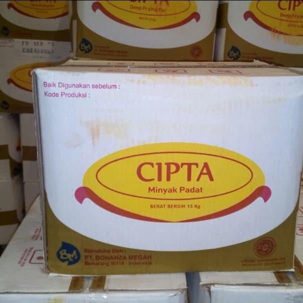 

Lezat- CIPTA FRY MINYAK BEKU/PADAT 15KG/DUS KHUSUS GORENGAN GARING, HEMAT