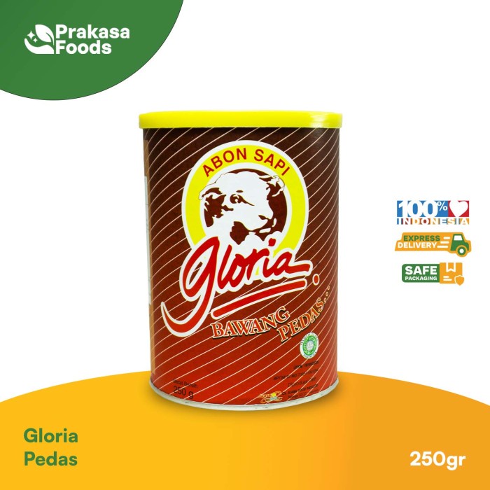 

Gloria Abon Sapi Bawang Pedas 250gr