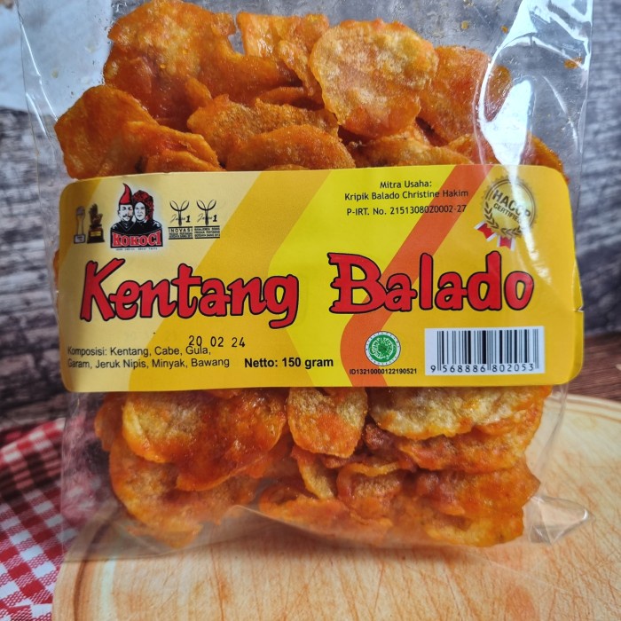 

Keripik Kentang Balado Sanjay Kokoci Khas Padang
