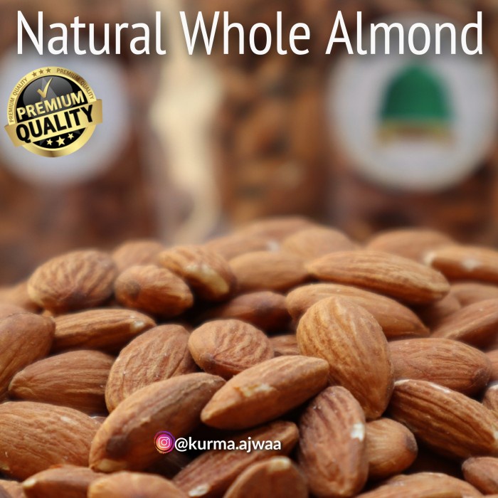 

Natural Whole Almond Roasted