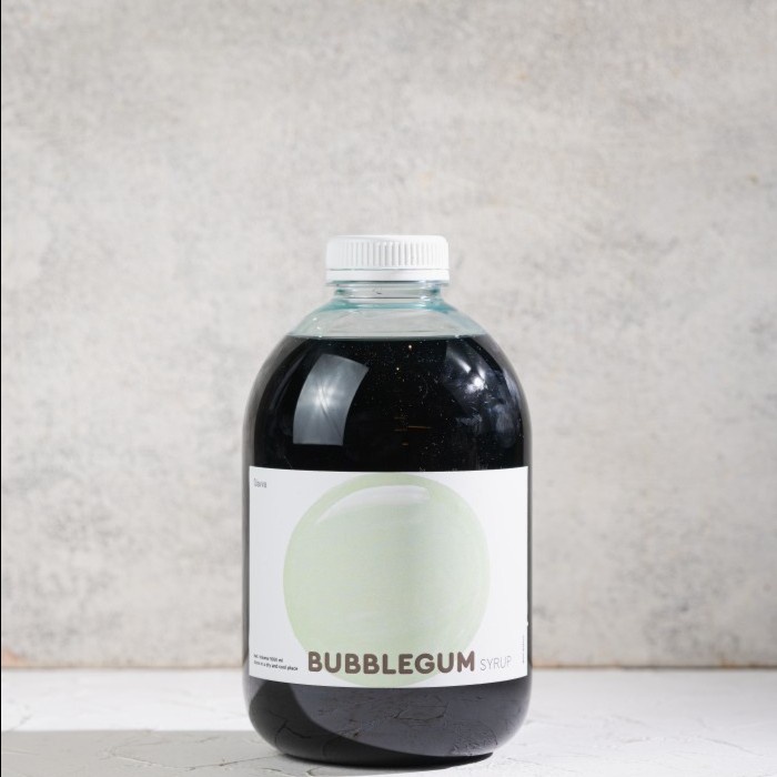 

1 L / Liter Bubble Gum Syrup - Sirup Perisa Permen Karet Premium Navva