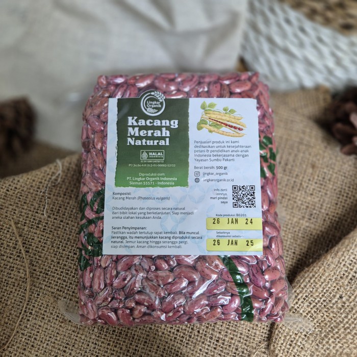 

Kacang Merah Lingkar Organik 500gr Kemasan Vacuum