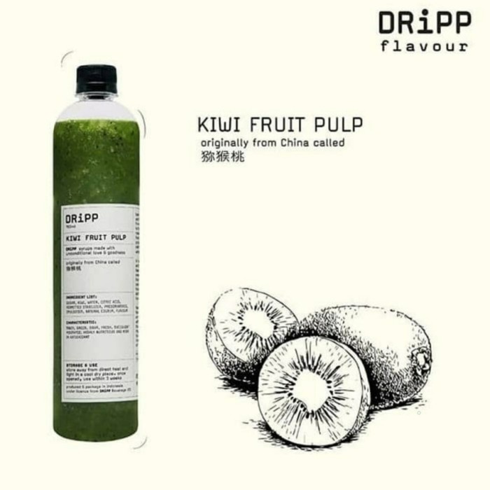 

DRiPP Kiwi Pulp Syrup Sirup Bubur Kiwi 760 ml